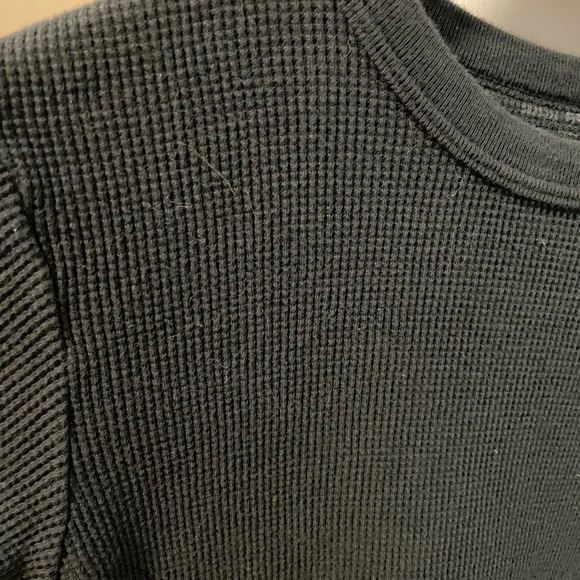 Brandy Melville waffle t shirt black - Picture 2 of 2